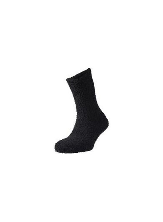Picture of 22541 THERMAL OLDER BOYS LONG SOCKS EXTRA SOFT BLACK 41-46